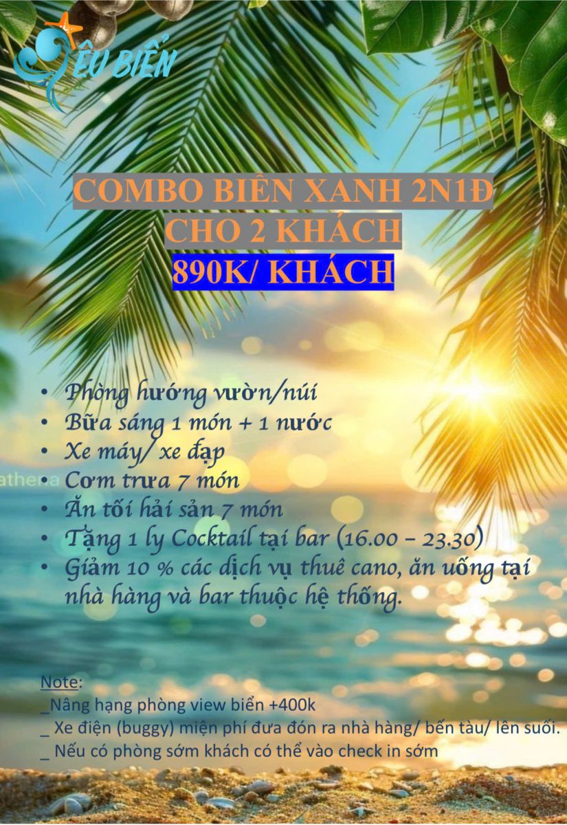 Combo ưu đãi sập sàn